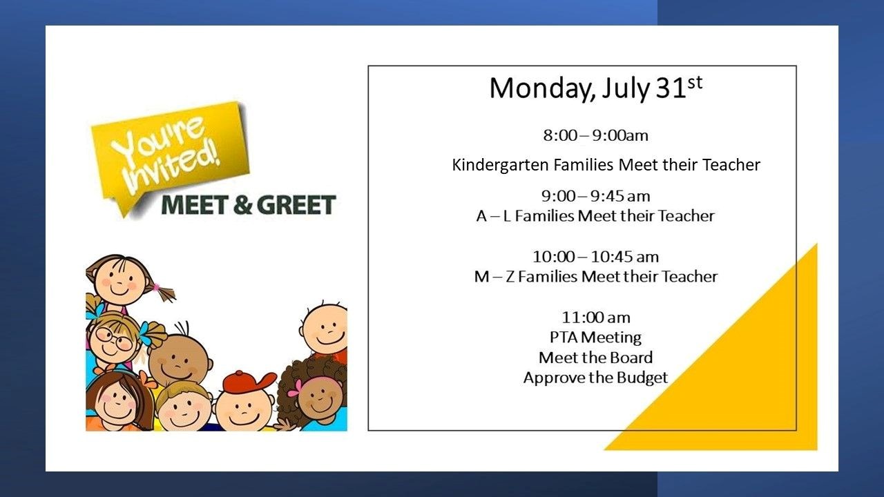 Meet and Greet Information